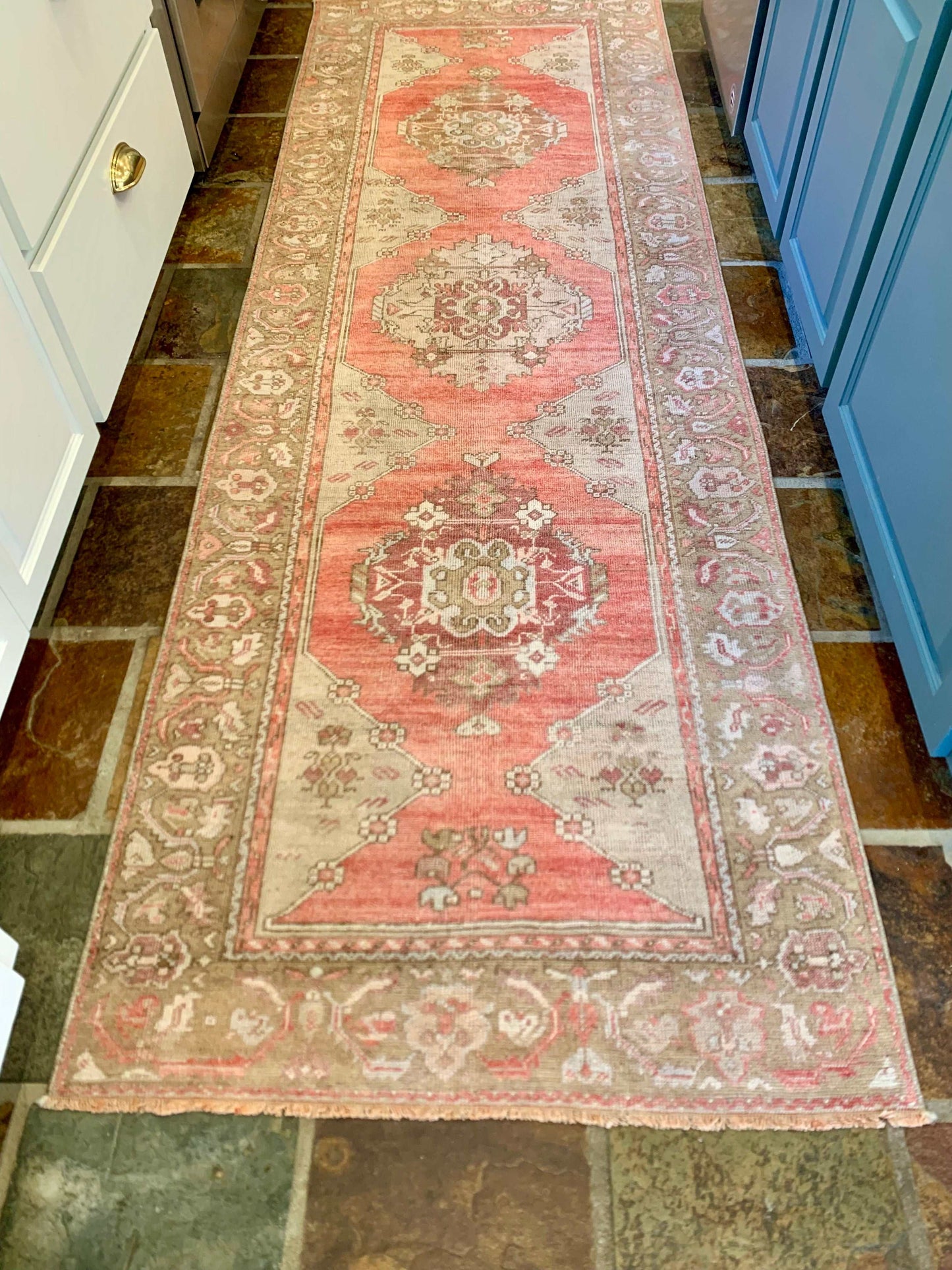 3’3”x9’9” Vintage Oushak Runner
