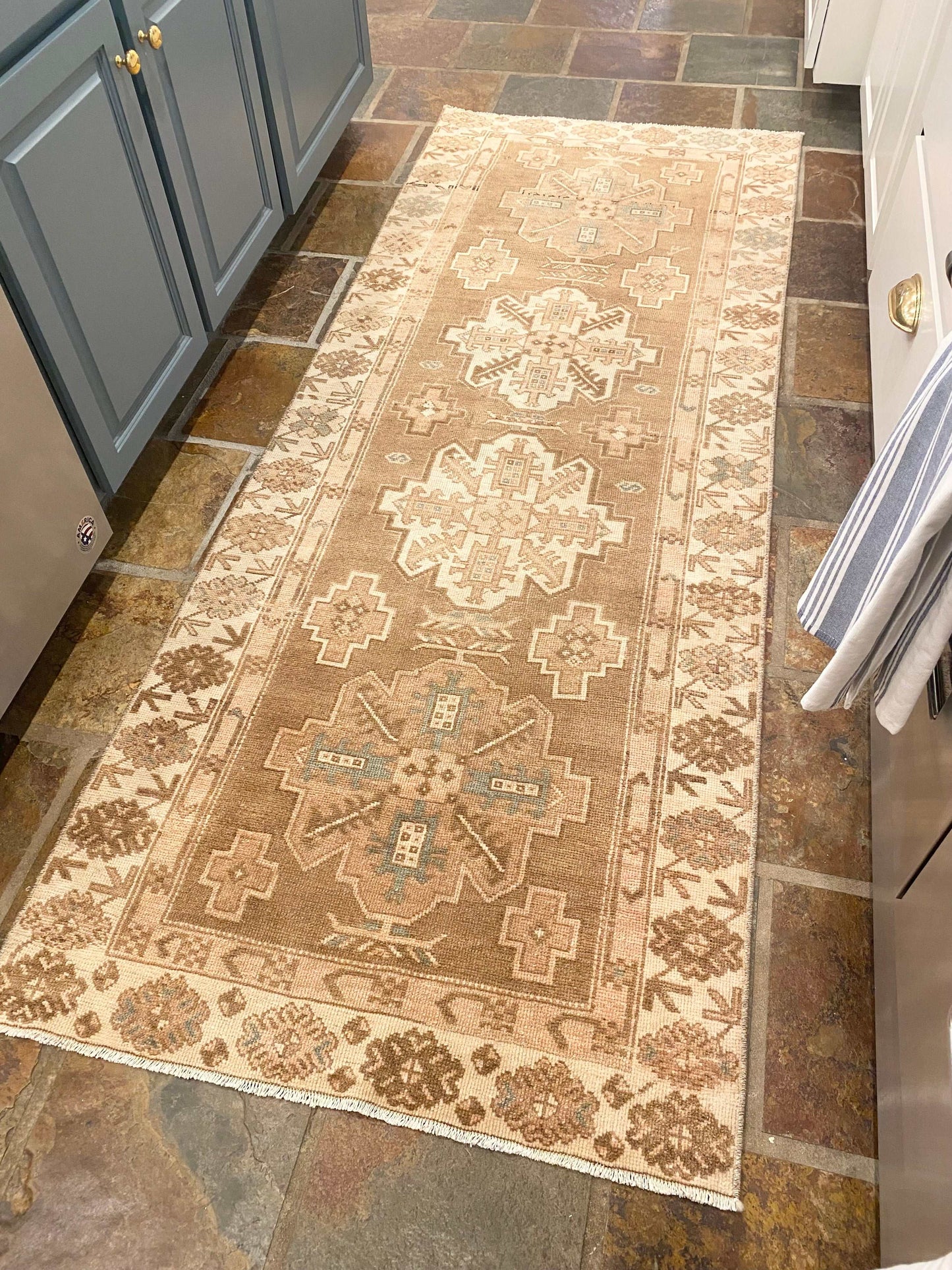 3’0”x7’10 Vintage Oushak Runner