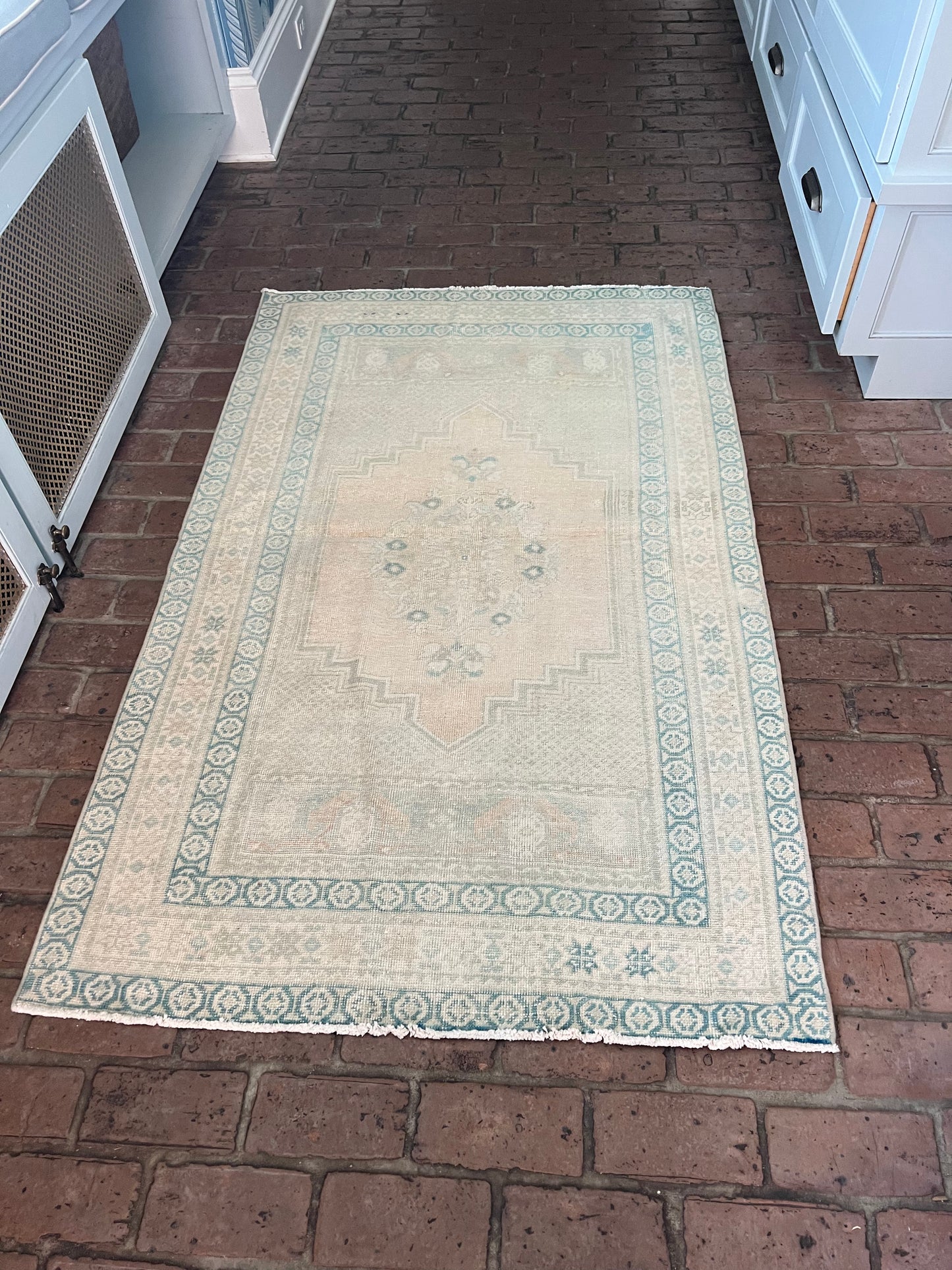 3'7" x 5'7" Area Rug with Blue