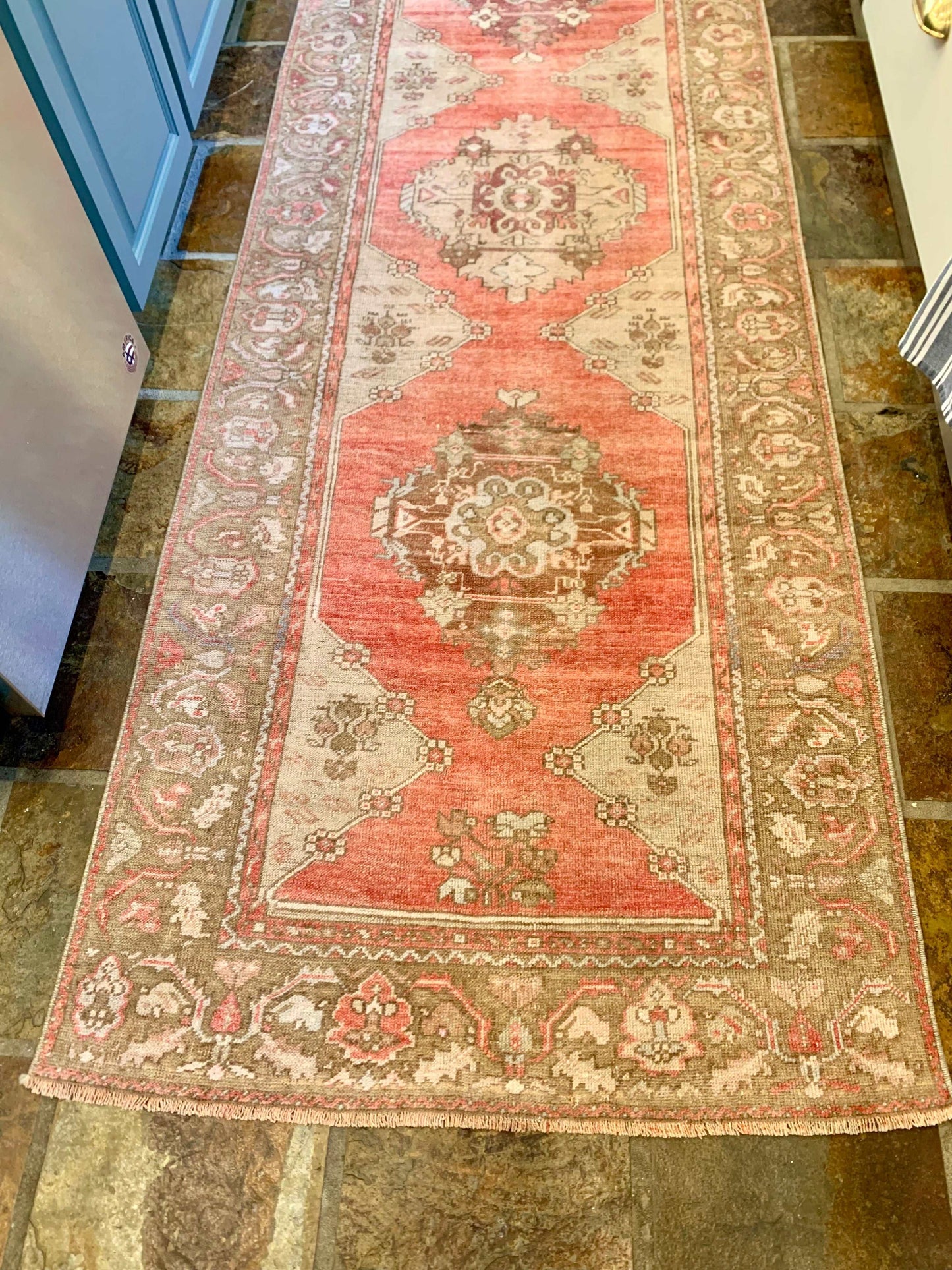 3’3”x9’9” Vintage Oushak Runner