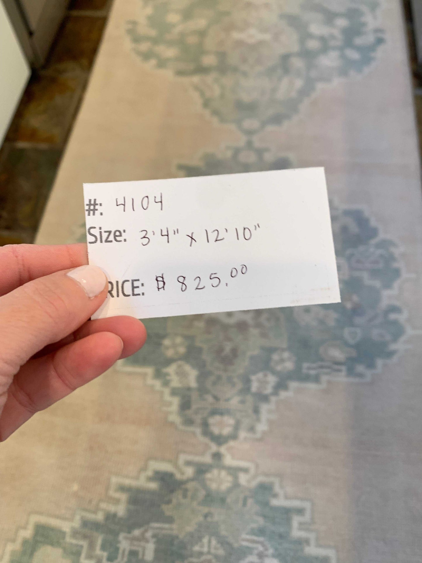 2 of 2 Matching Oushak Runner