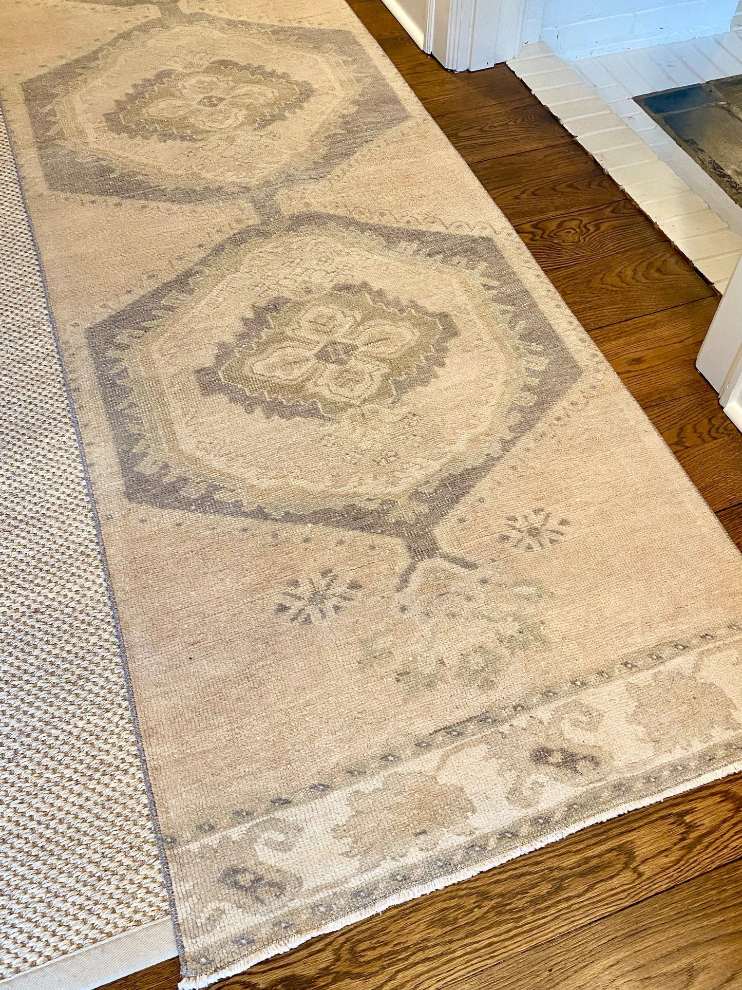 2 of 2 Matching Oushak Runner