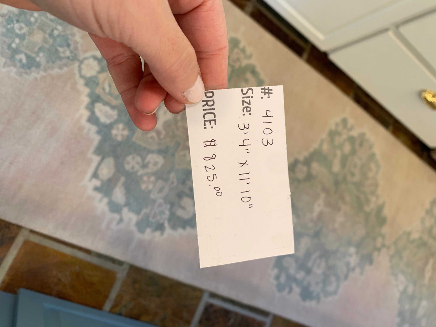 1 of 2 Matching Oushak Runners