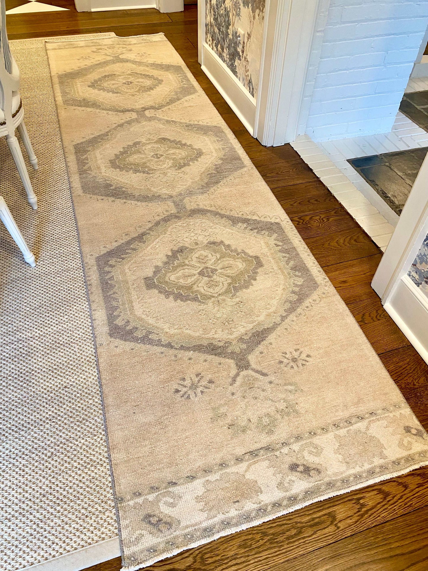 2 of 2 Matching Oushak Runner