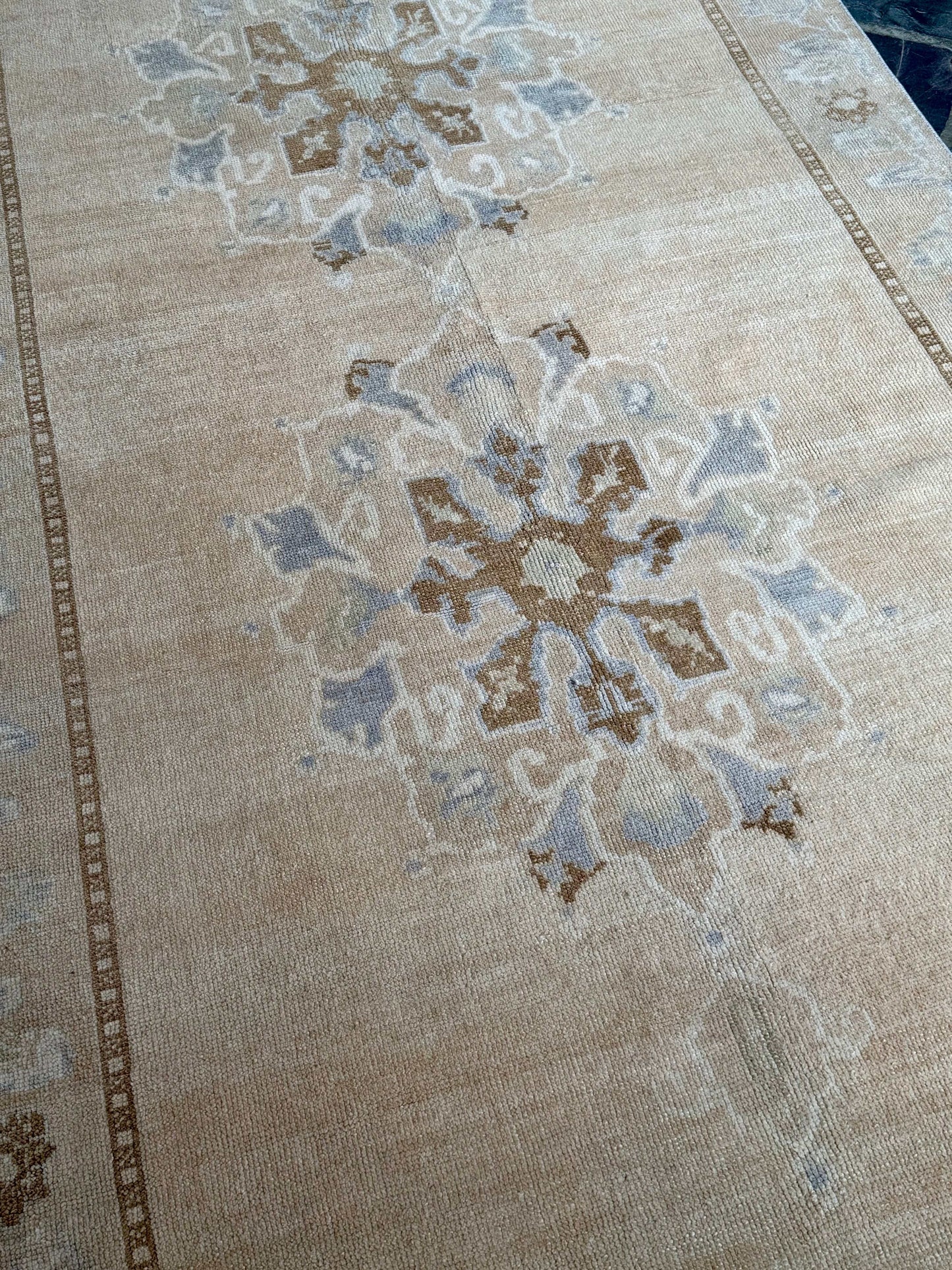 4’6”x9’1” Vintage Oushak Gallery Runner