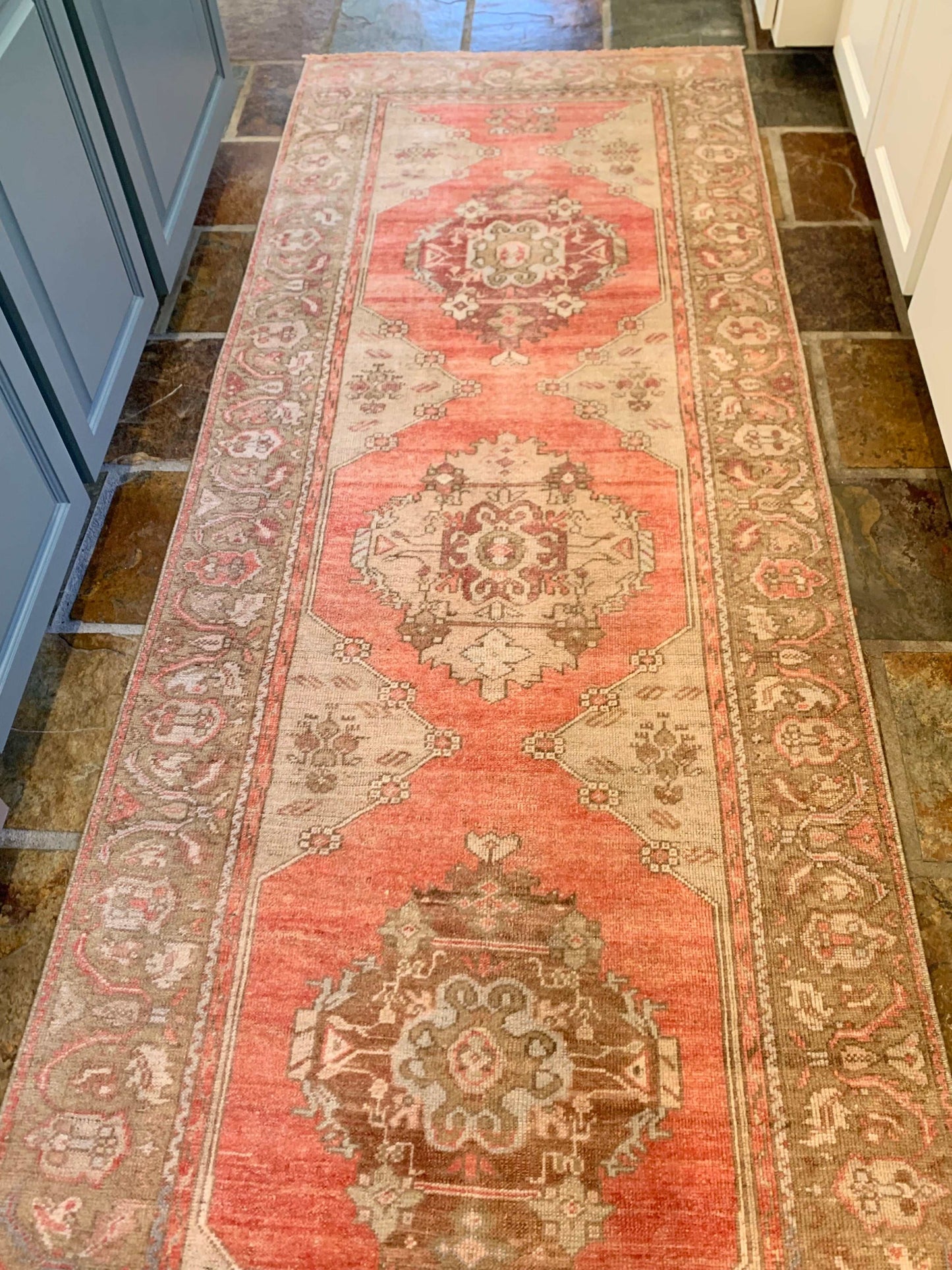 3’3”x9’9” Vintage Oushak Runner