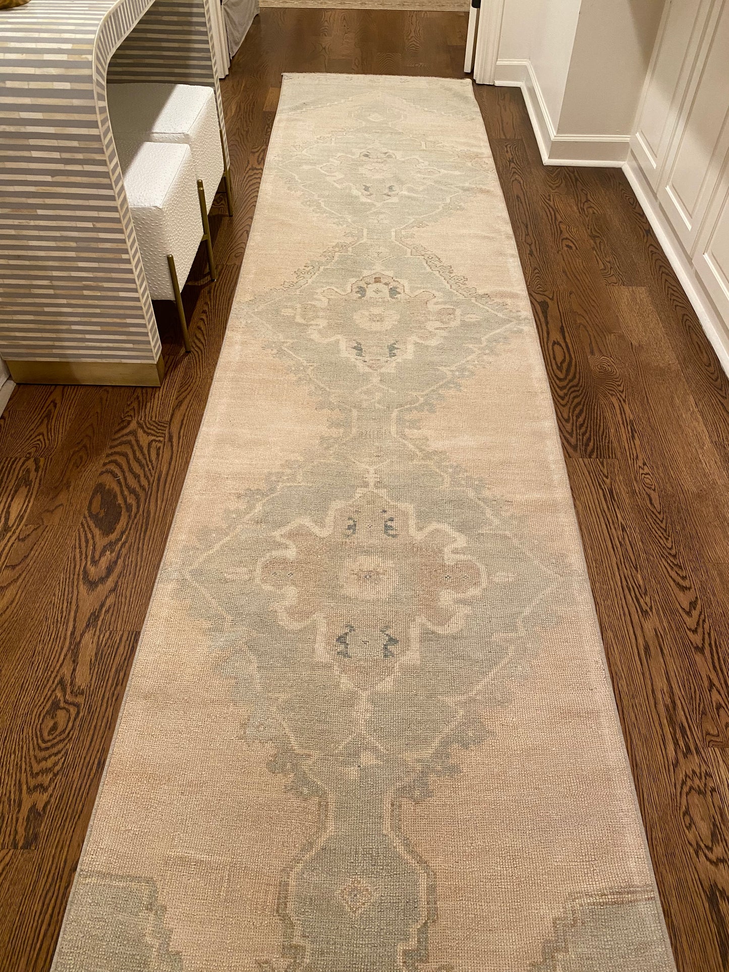 3’0”x13’9” Vintage Oushak Runner