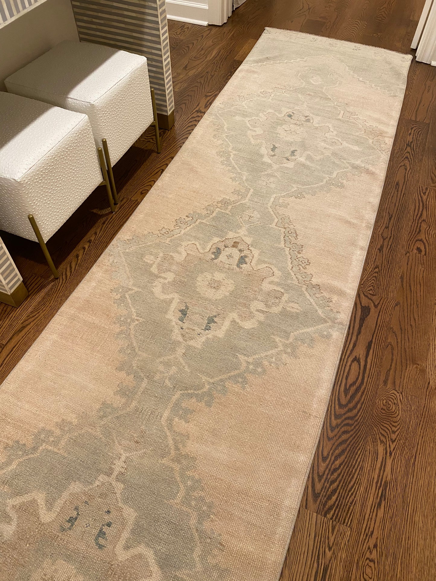 3’0”x13’9” Vintage Oushak Runner