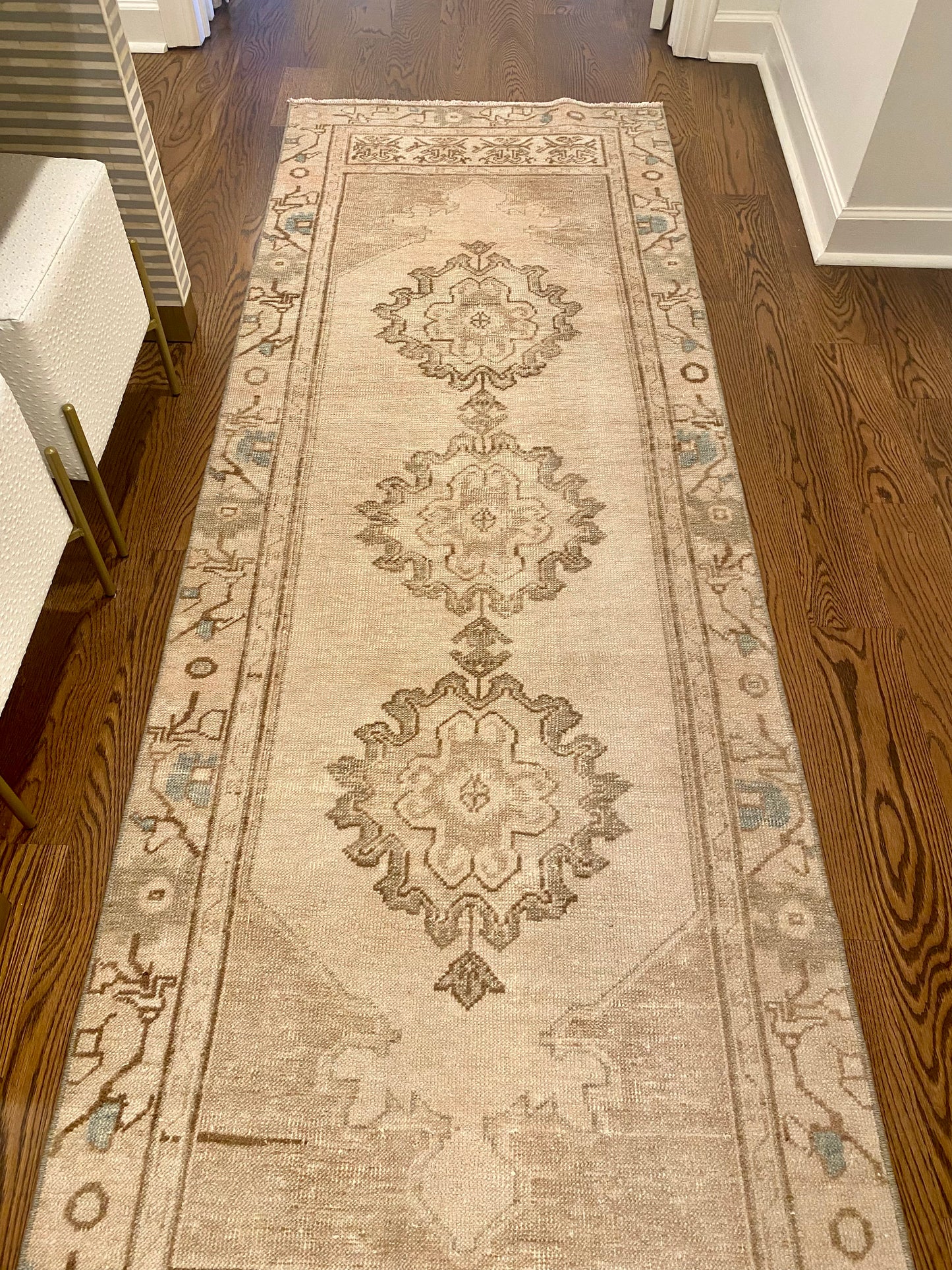 3’0”x9’0” Muted Oushak Runner
