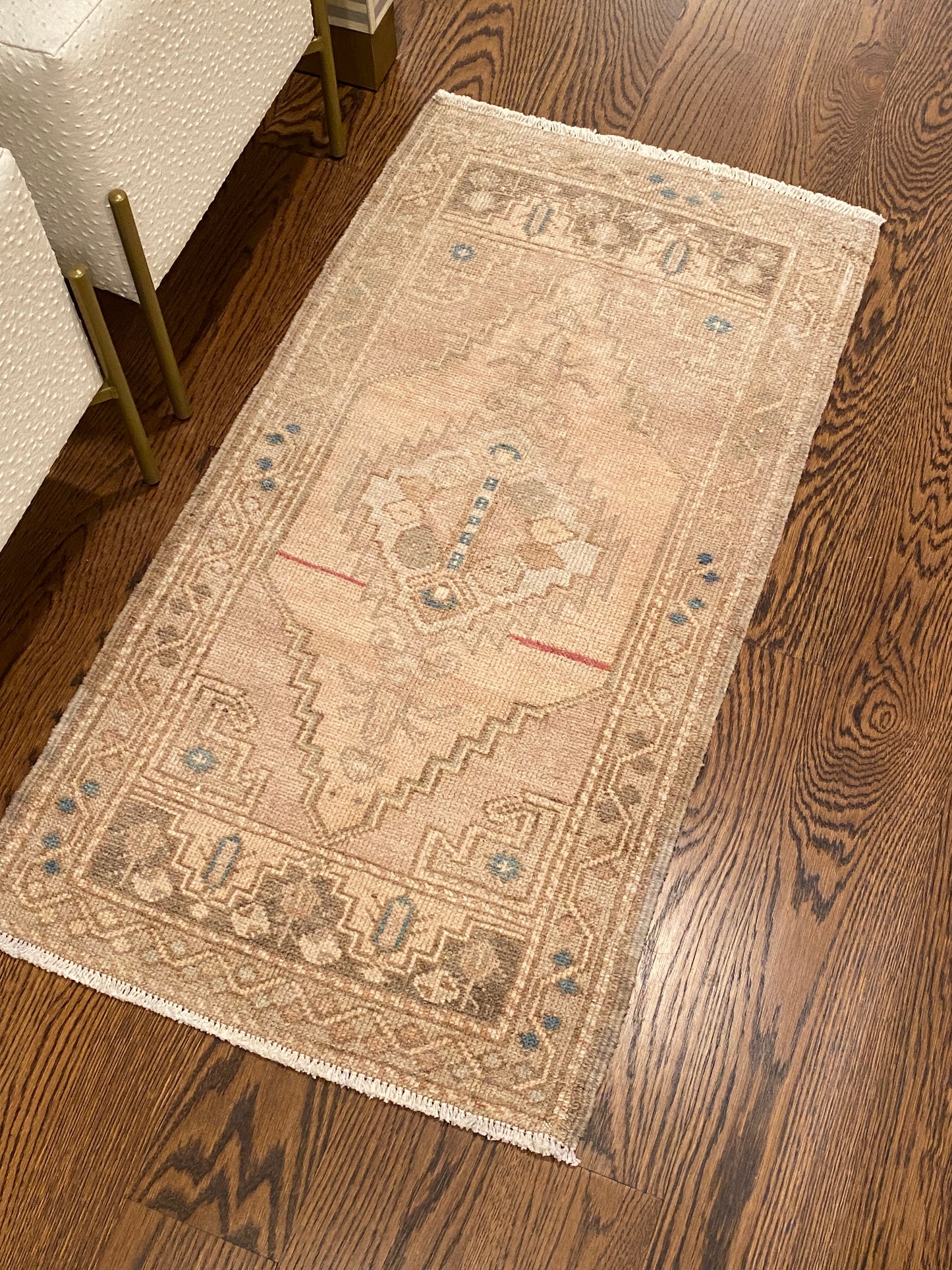 Vintage Oushak Mat