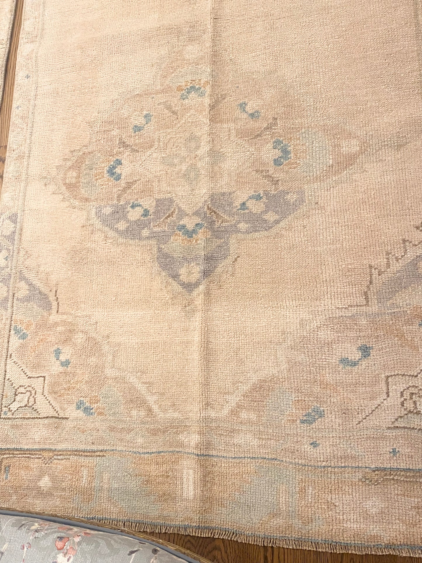 2 of 2 Matching Vintage Oushak Runner