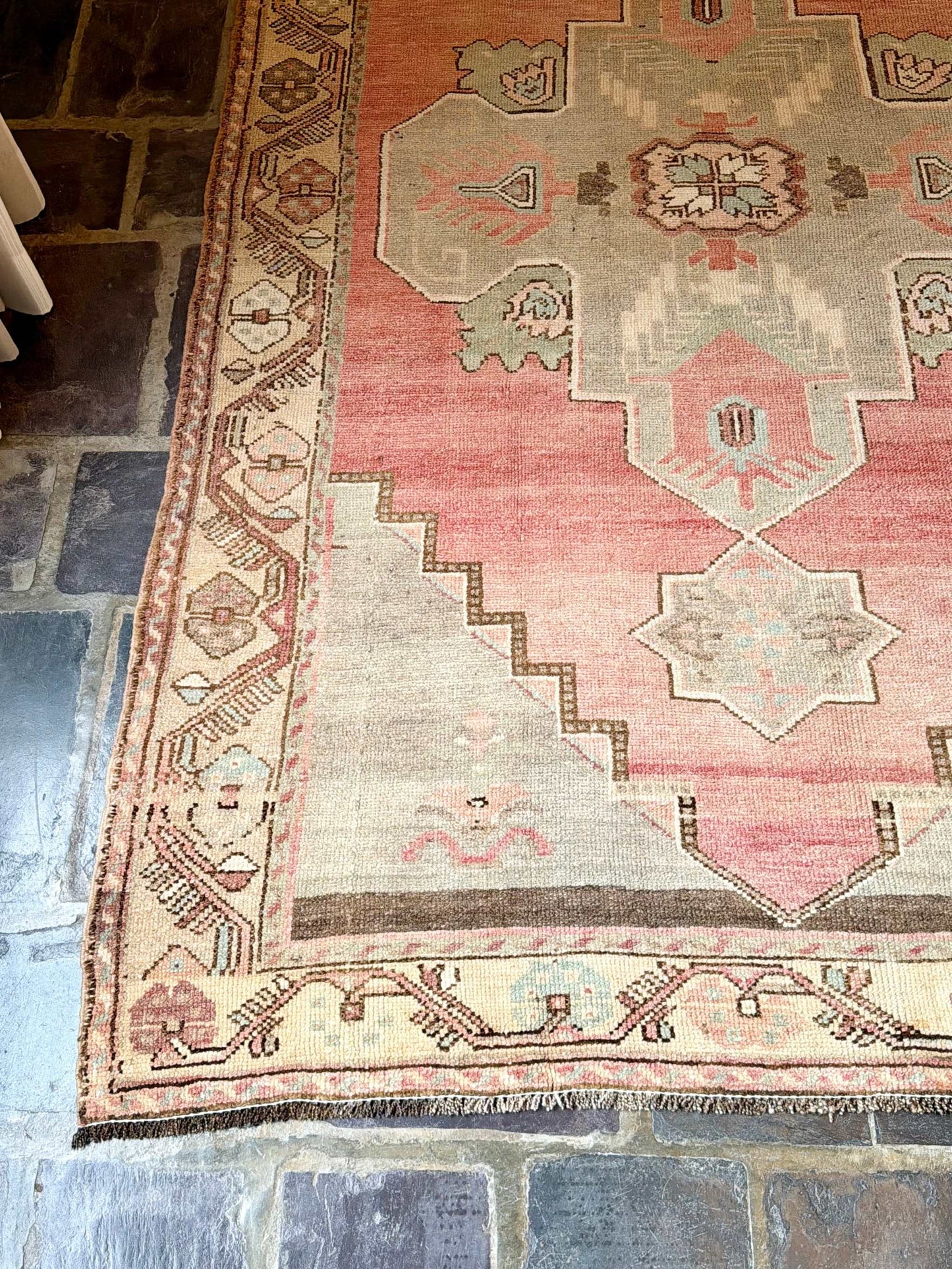 4’11”x11’7” Vintage Oushak Gallery Runner