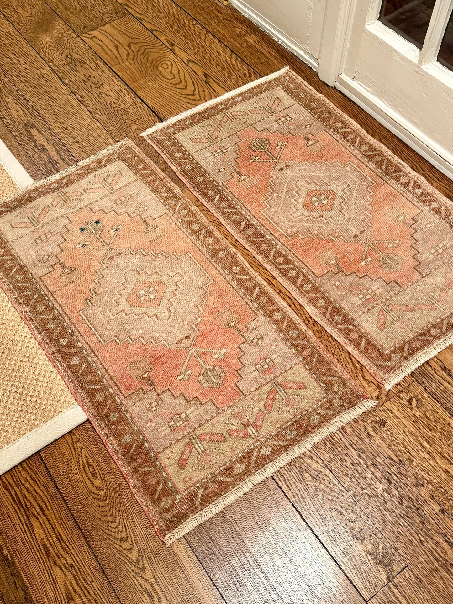 1 of 2 Matching Oushak mat