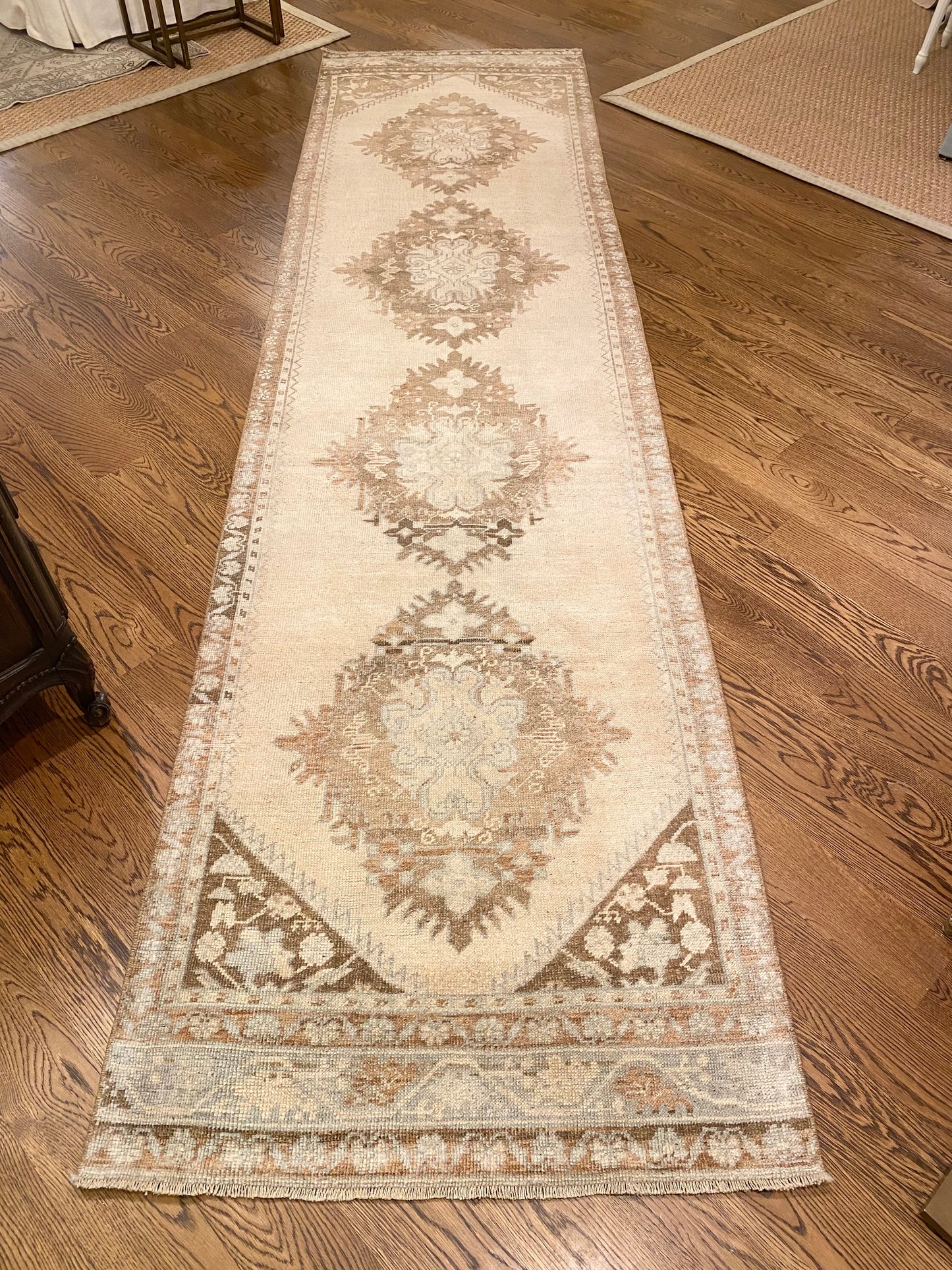 3’3”x12’9” Gorgeous Vintage Oushak Runner