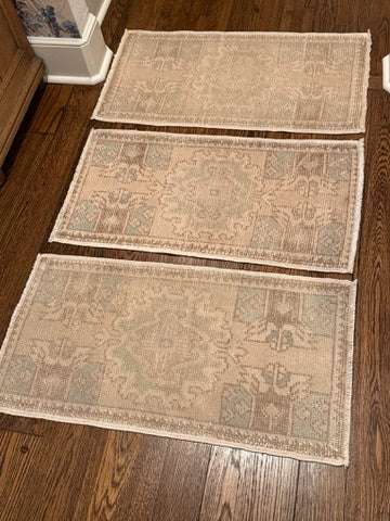 1'7" x 3' Neutral Turkish Mat