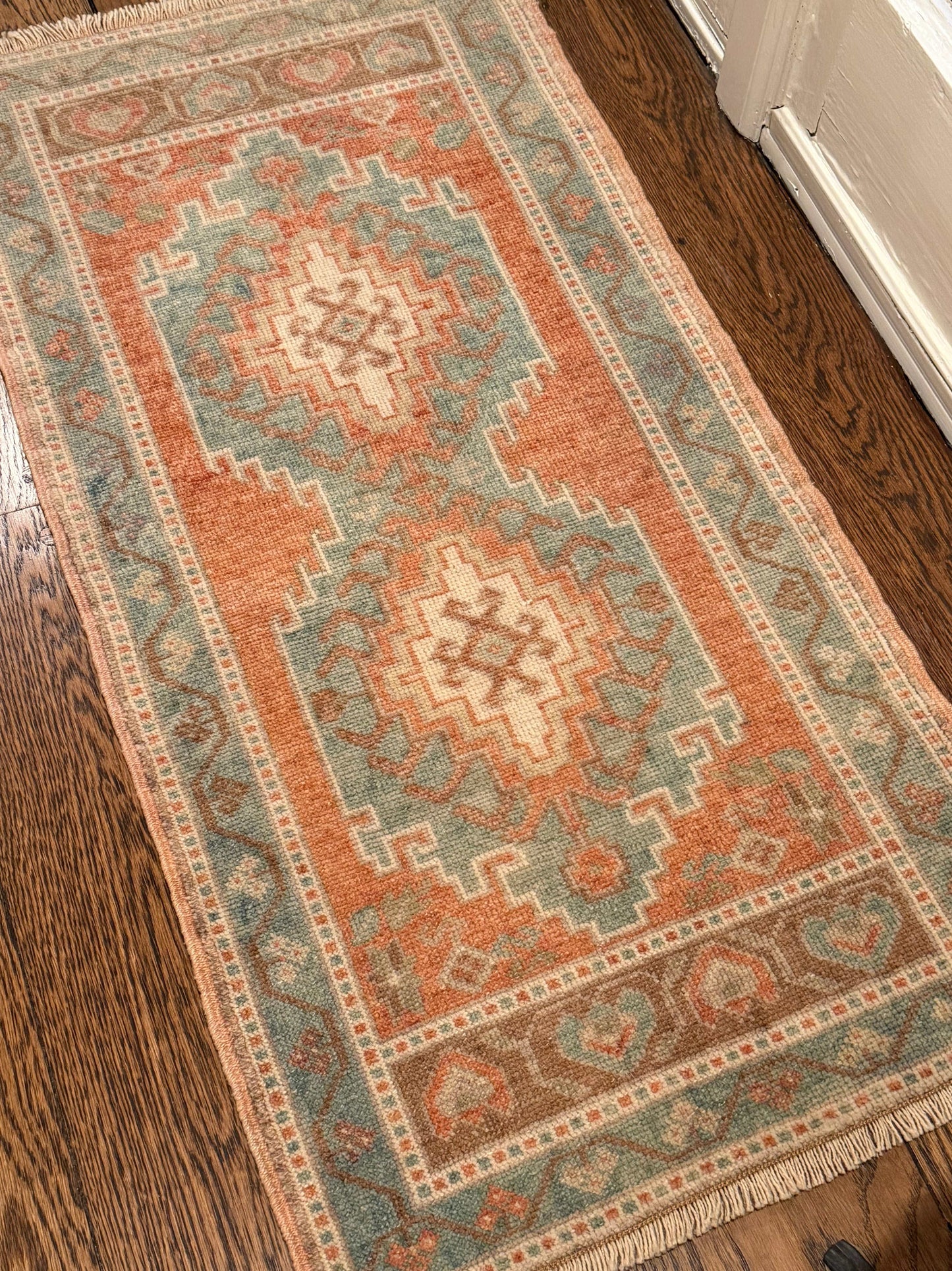 2 of 2 Matching Oushak Mat