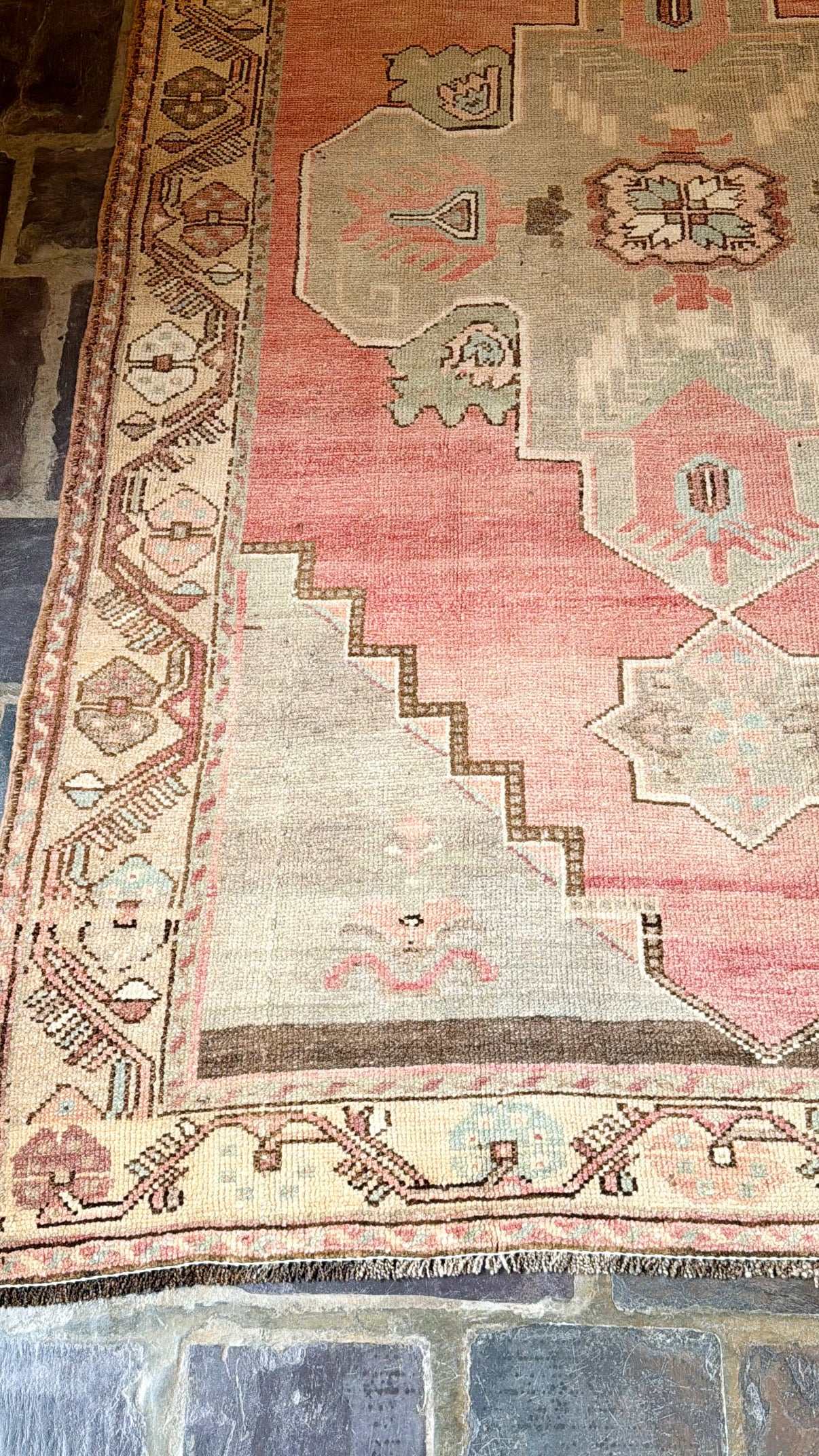 4’11”x11’7” Vintage Oushak Gallery Runner