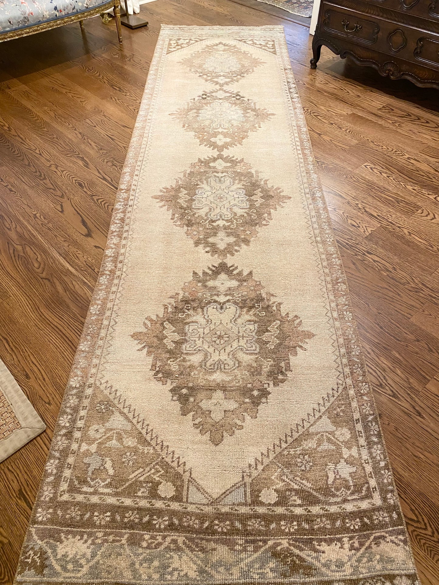 3’3”x12’9” Gorgeous Vintage Oushak Runner