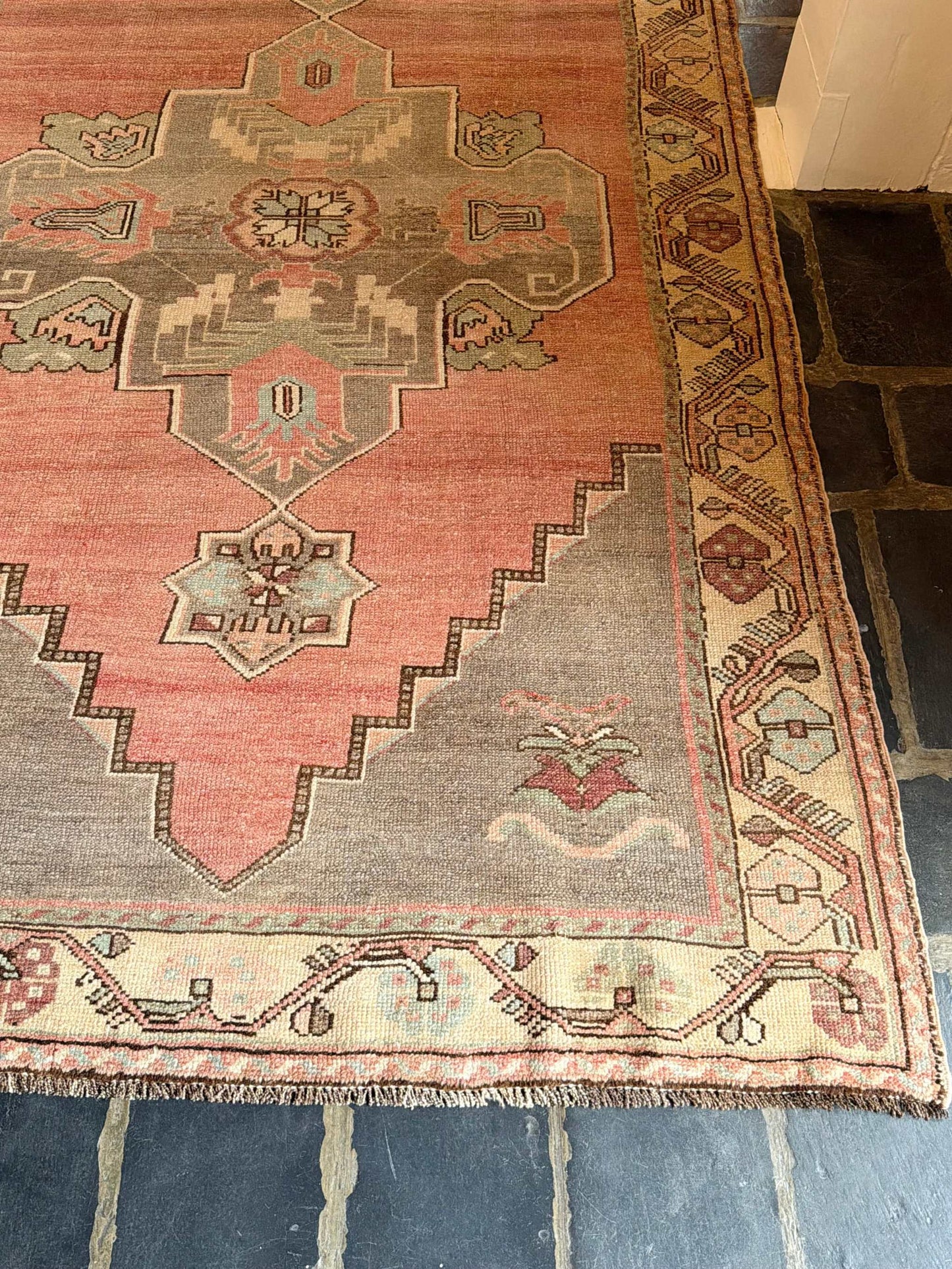 4’11”x11’7” Vintage Oushak Gallery Runner