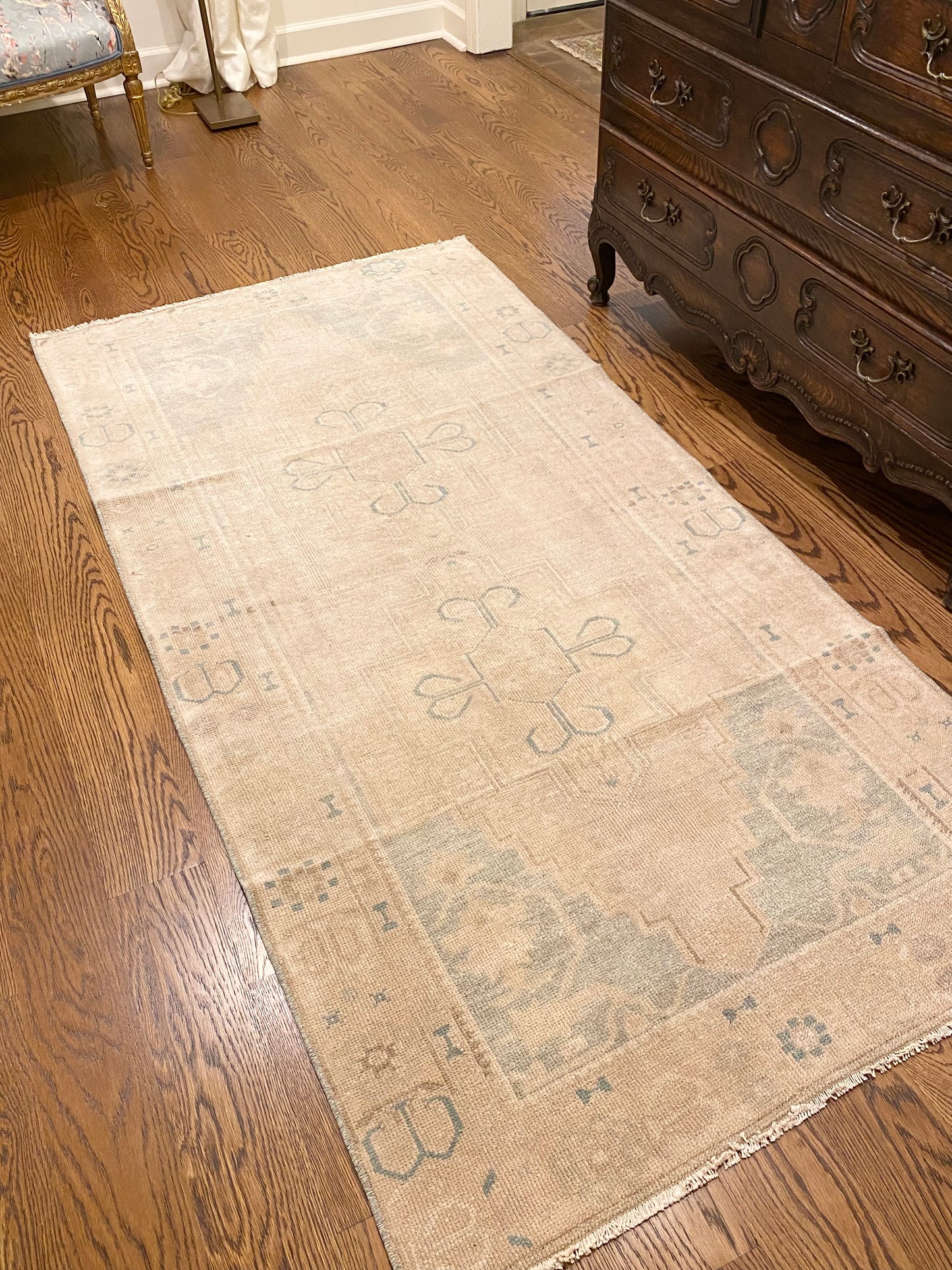 3’5”x7’1” Vintage Oushak Area Rug