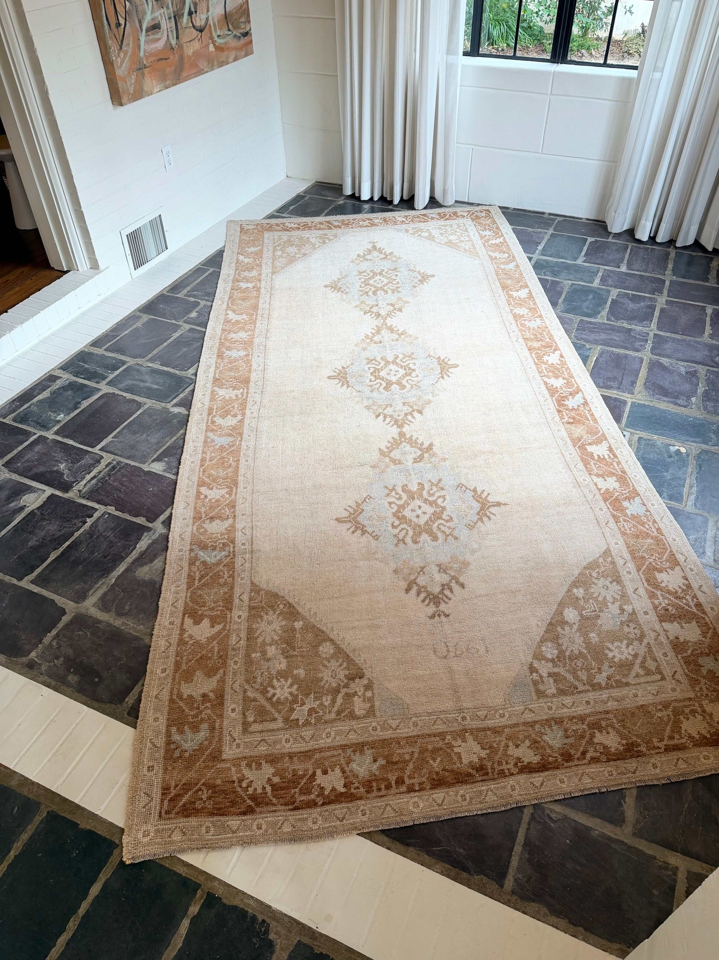 5’5”x11’7” Vintage Oushak Gallery Runner