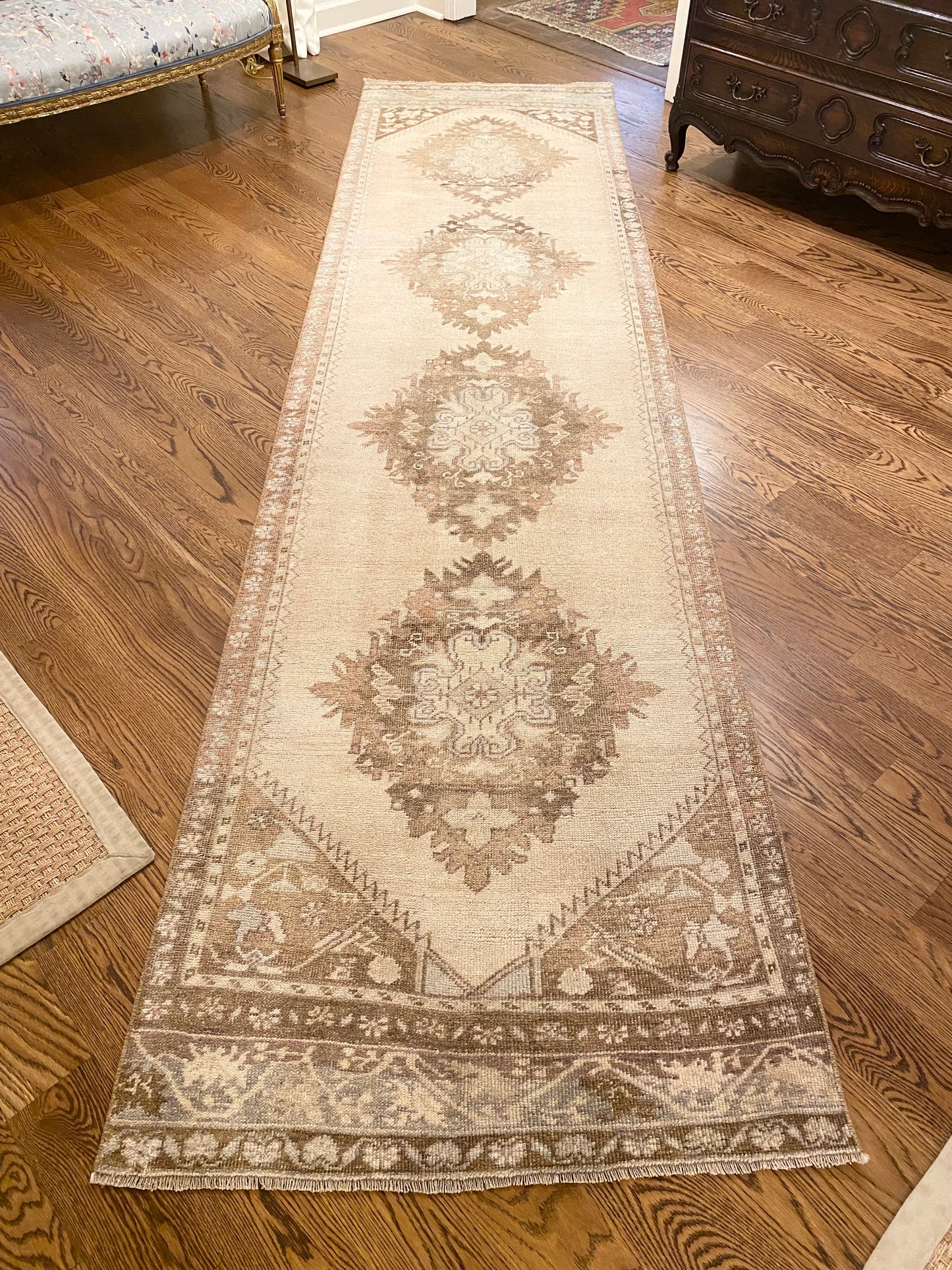 3’3”x12’9” Gorgeous Vintage Oushak Runner