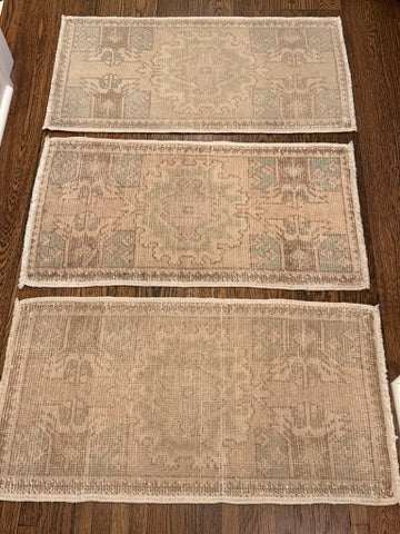 1'7" x 3' Neutral Turkish Mat