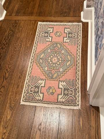 1'8" x 3'4" Small Turkish Rug (2 of 2 matching)