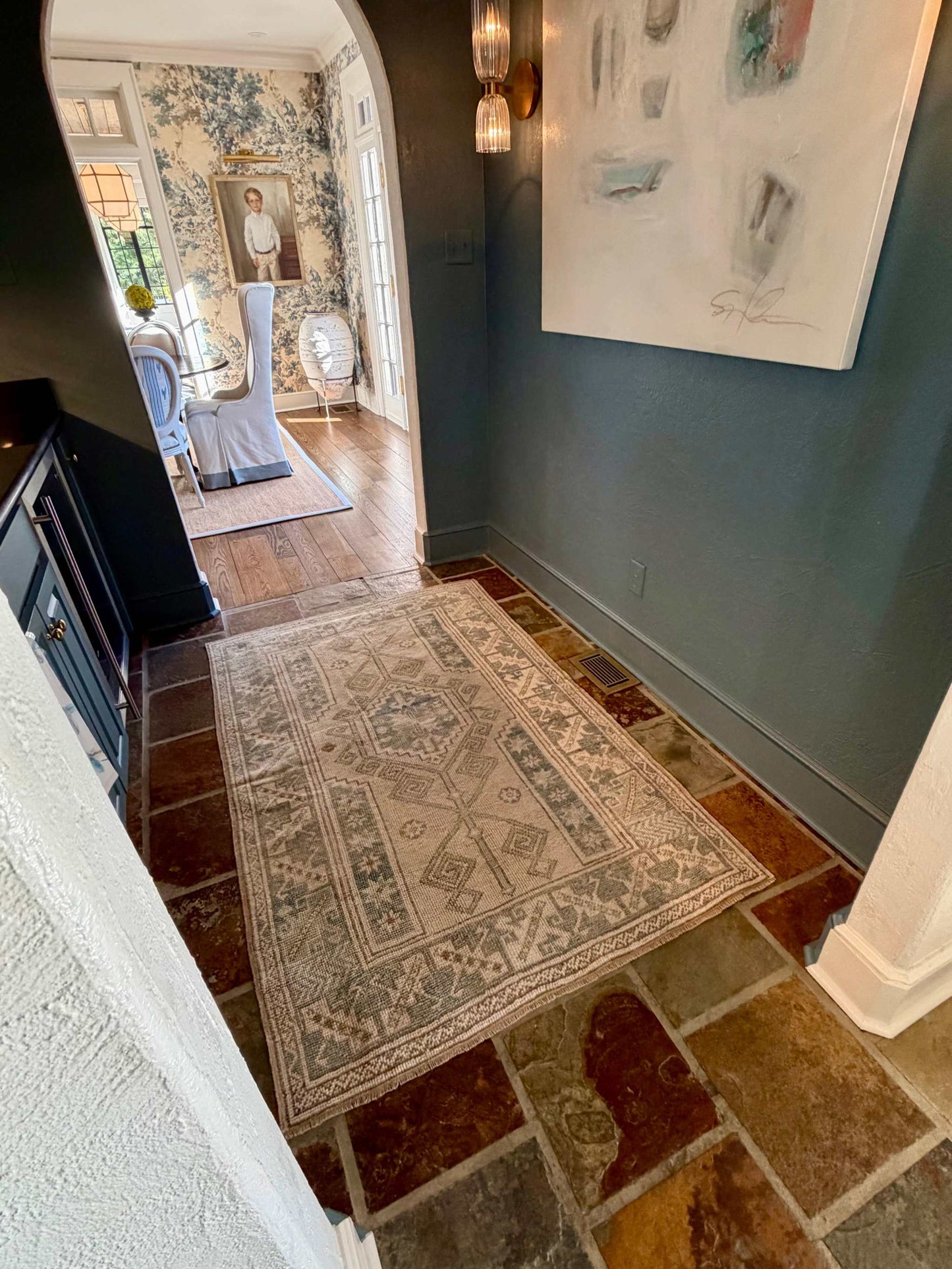 4’0”x6’2” Vintage Oushak Rug