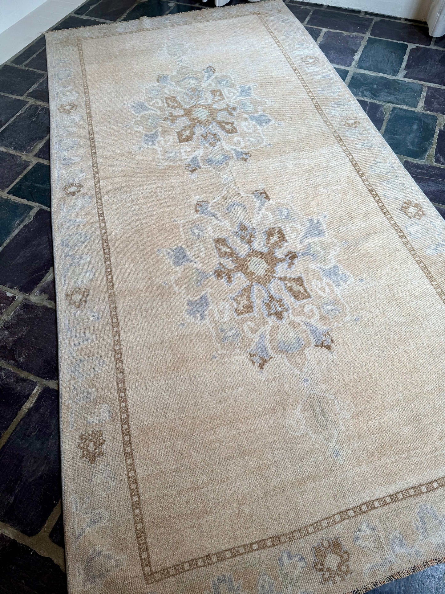 4’6”x9’1” Vintage Oushak Gallery Runner