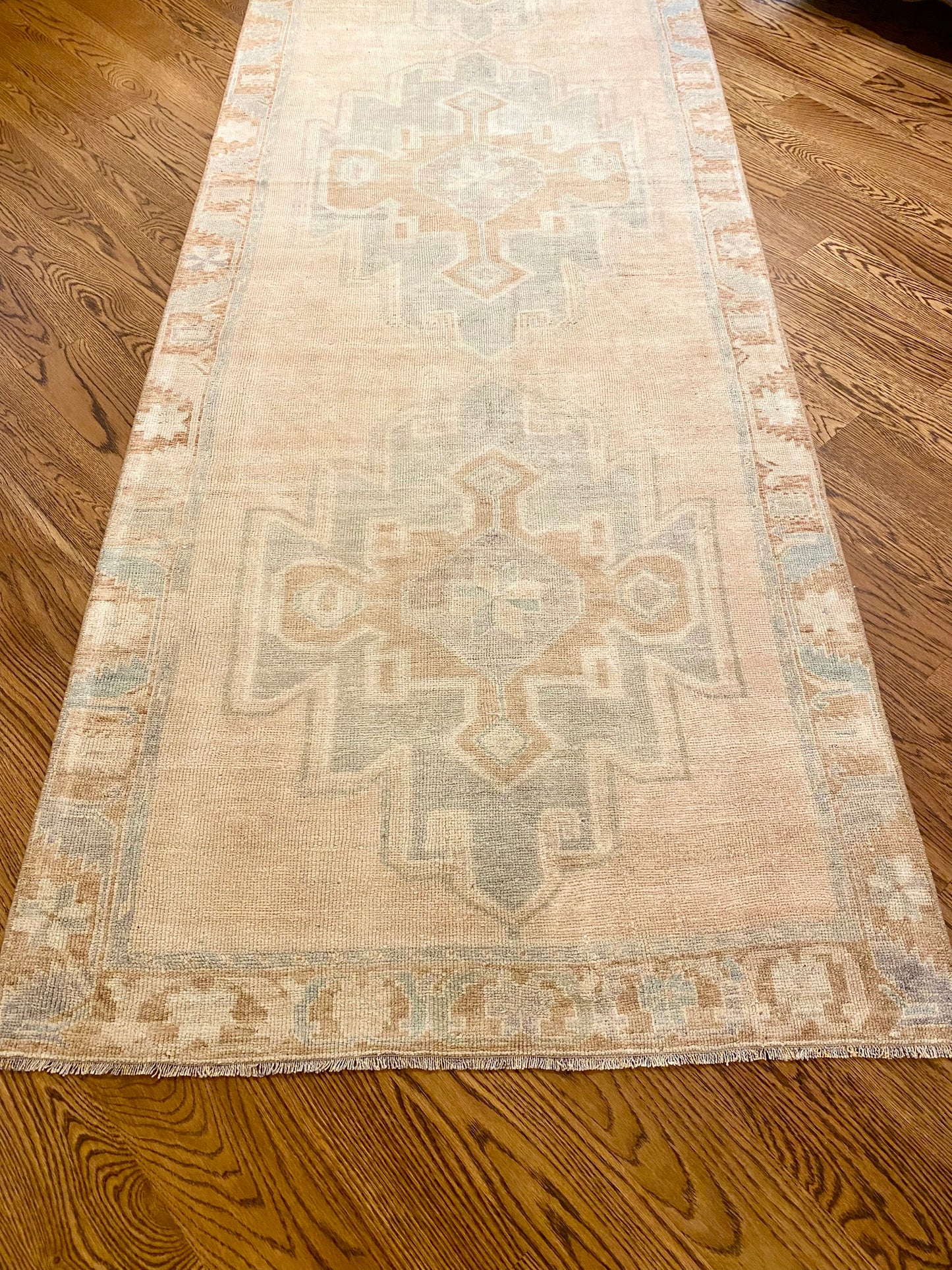 3’9”x11’5” Vintage Oushak Gallery Runner