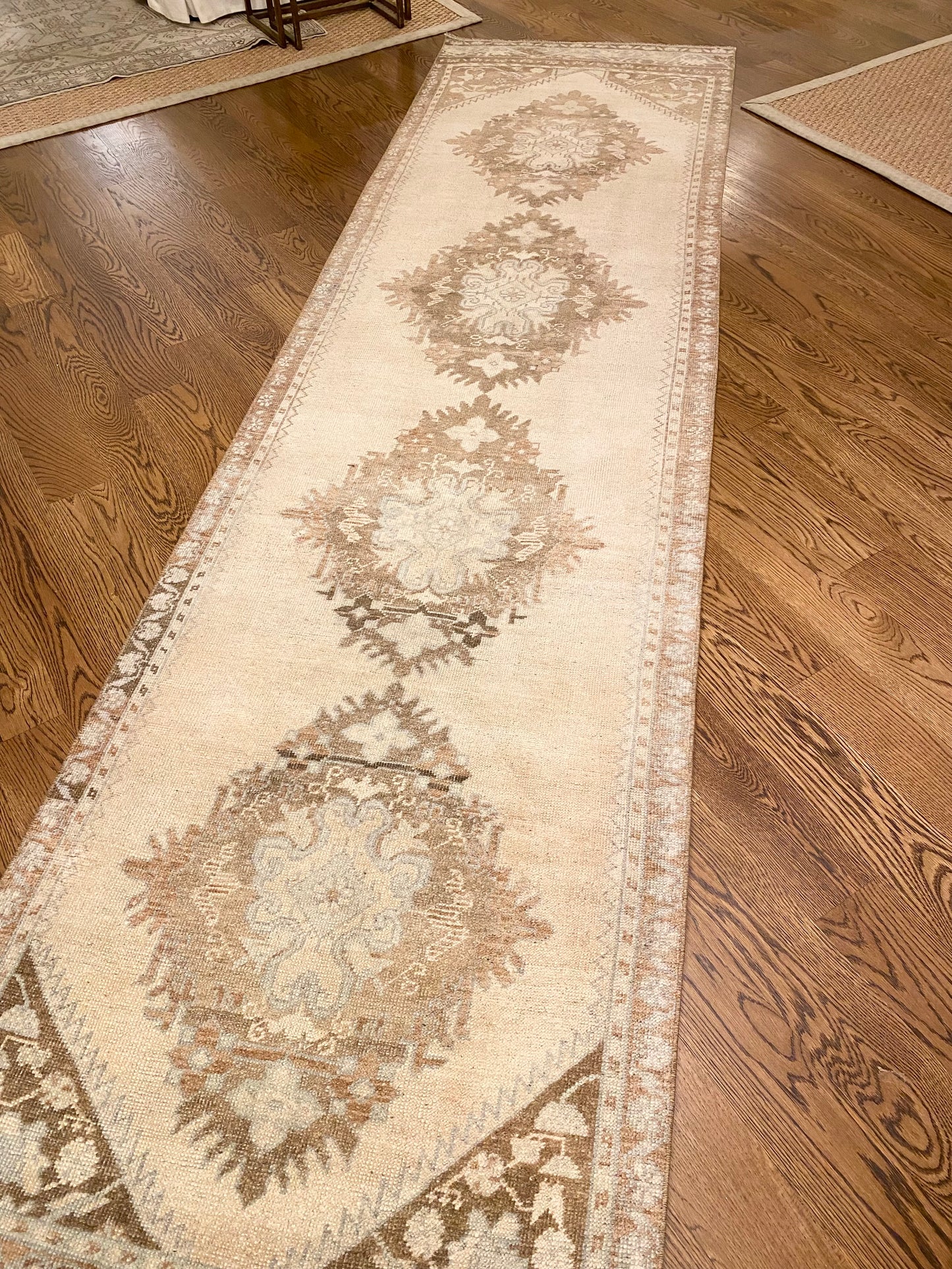 3’3”x12’9” Gorgeous Vintage Oushak Runner