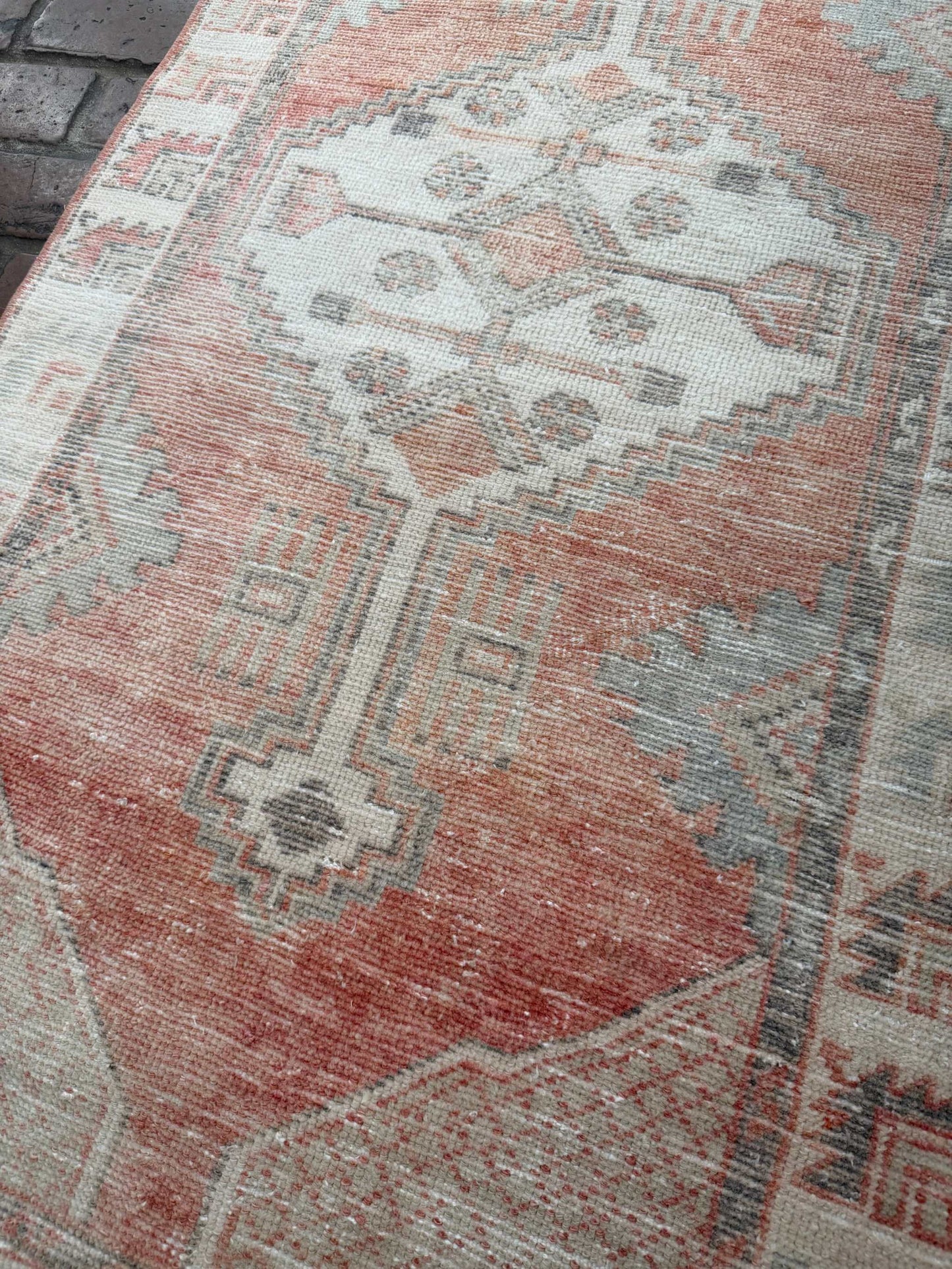 2'7" x 5'2" with Orange and Gray