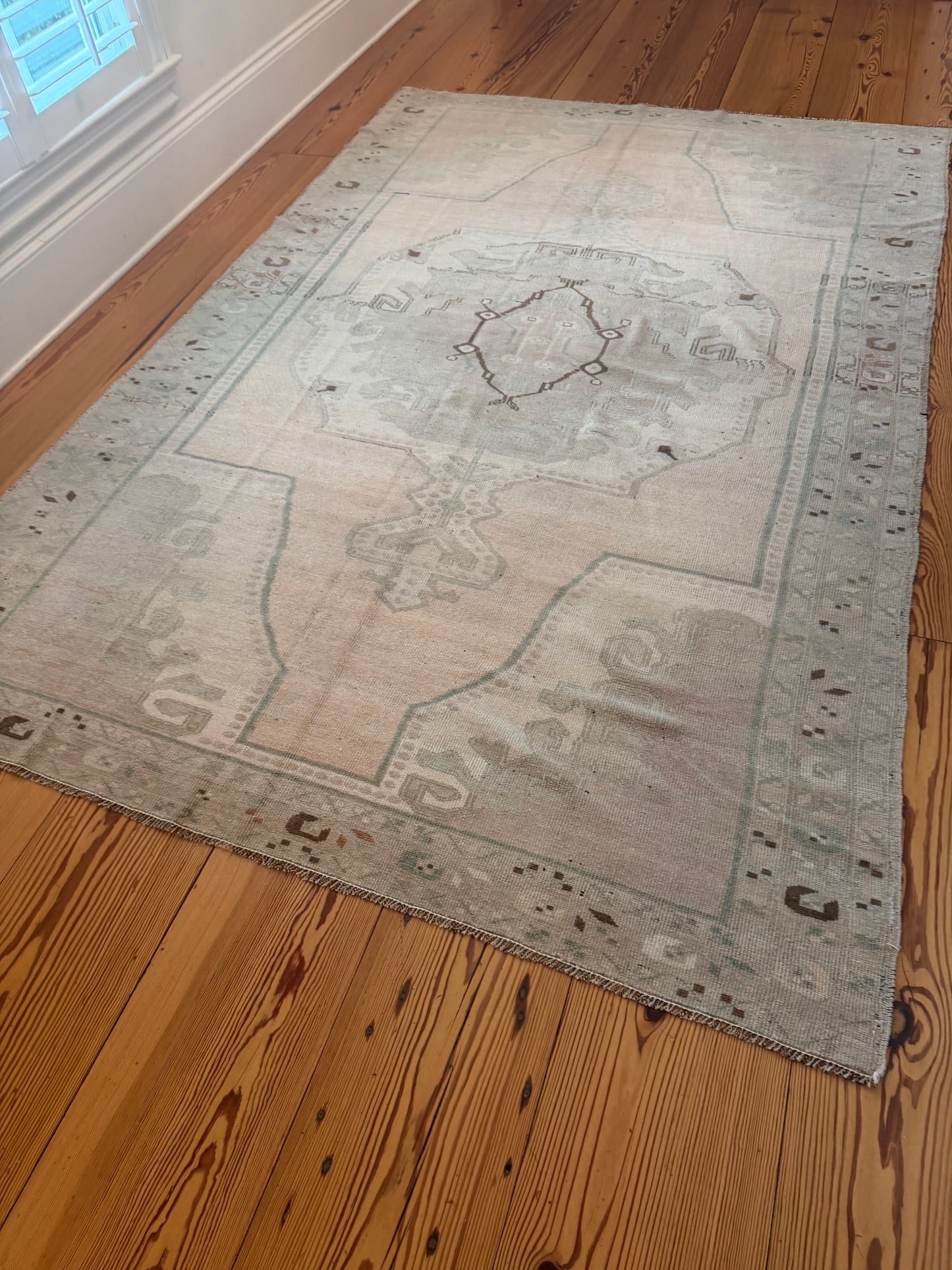 6'1" x 9'3" Area Rug with Soft Colors