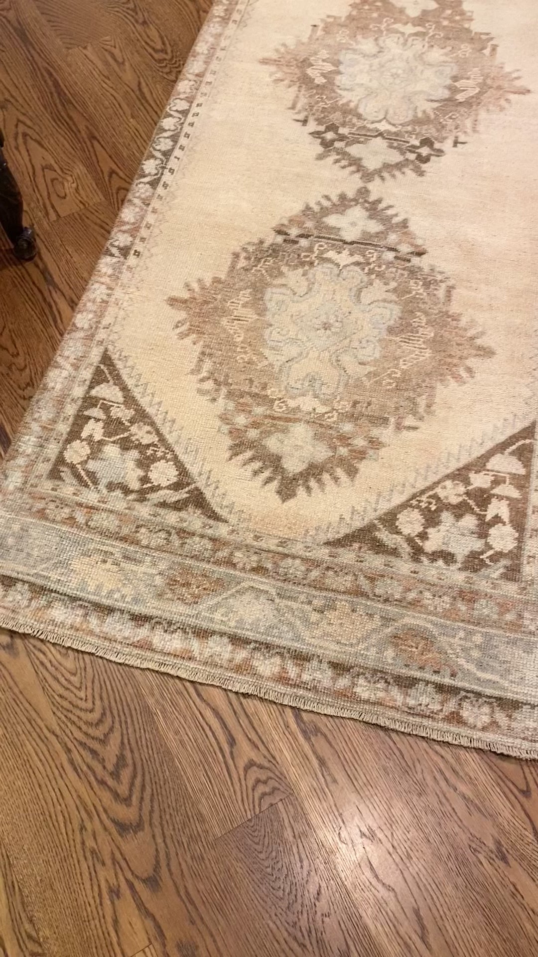 3'3”x12'9” Gorgeous Vintage Oushak Runner – Oushak Chic